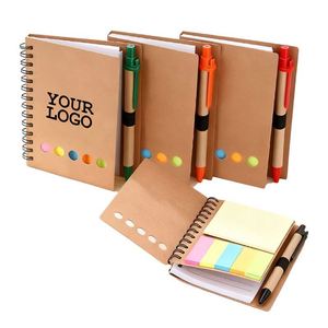 SY878 Produits cadeaux, papeterie de bureau, bloc-notes personnalisé avec logo imprimé, ensemble de notes adhésives, bloc-notes auto-adhésif personnalisé, cadeau - Product Image 1