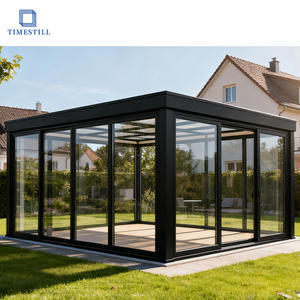 Yalıtımlı alüminyum çerçeve ile dört mevsim cam Sunroom | Zarif açık yaşam alanı - Product Image 3