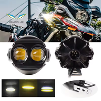 12V -24V Mini lentille de moto LED Laser spot travail lumière 40w Led antibrouillard conduite lumière pour voiture tout-terrain led moto led