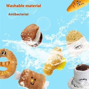 Juguete Masticable de Nuevo Estilo Coreano para Perros, Juguete de Peluche Ecológico con Función de Olfateo de Alimentos Ocultos para la Etapa de Dentición de Cachorros - Product Image 4