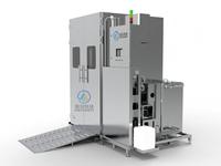 Machine de lavage entièrement automatique en acier inoxydable pour chariots de fumage, pour boulangerie, moulin à farine, transformation de la viande, avec boîte de vitesses et pompe