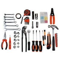 Ensemble d'outils à main professionnels en acier au carbone de 72 pièces, kit de mécanique multifonctionnel pour la maison, outils de réparation de quincaillerie complets pour la maison