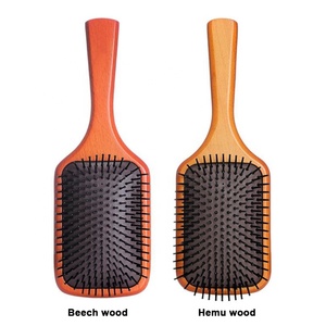 Haute qualité naturelle <span class=keywords><strong>aveda</strong></span> cheveux brosse en bois en bois de plage brosses à cheveux - Product Image 2