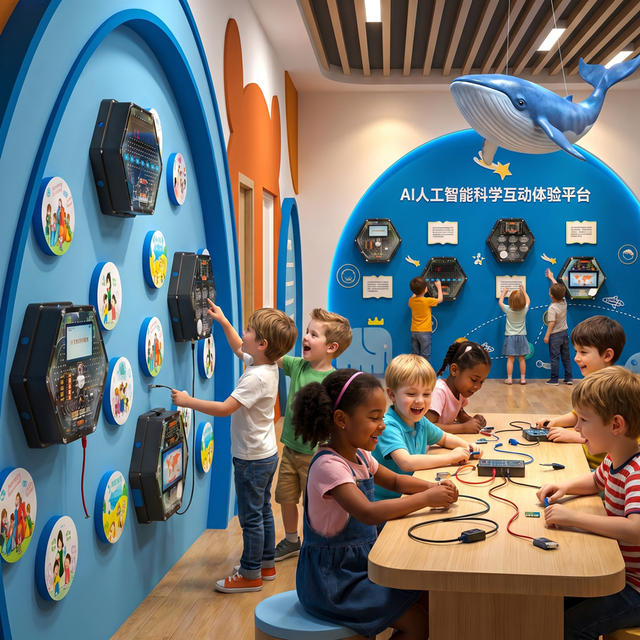 STEM Education Morse Code Tool AI Interactive Demonstration Wall Solution for School Training Center Learning