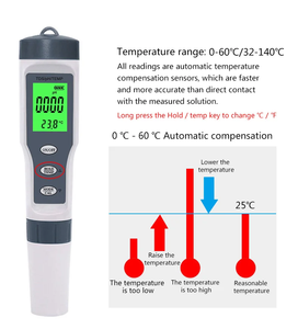 Waterkwaliteit Multifunctionele Meter <span class=keywords><strong>3</strong></span> In 1 Tester Water Kwaliteit Ph Meter - Product Image 6