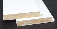 China Jialiduo Madera China productos proveedores Blanco Primer Ventana Trim Obturador componentes Z marco de la decoración interior de la casa
