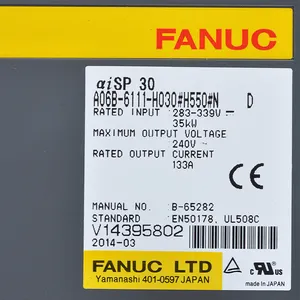 Fanuc Drive A06B-6111-H022 giappone modulo amplificatore mandrino fanuc originale A06B-6111-H026 A06B-6111-H030 A06B-6111-H037