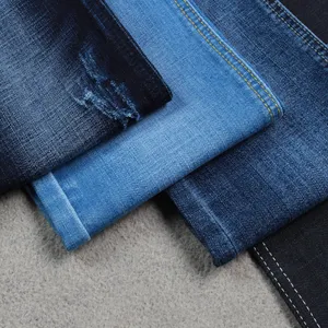 10.1 oz crosshatch tessuto in denim per jeans 58/59 "materiale in tessuto elasticizzato per le donne fornitore della cina sirosspun