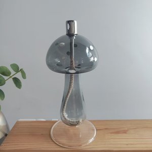 Hot <strong>Sale</strong> Hand Blown Mushroom Shape Glass <strong>Oil</strong> <strong>Lamp</strong> <strong>for</strong> Home Decoration Glass <strong>Oil</strong> Burner Candle Holders - Product Image 2
