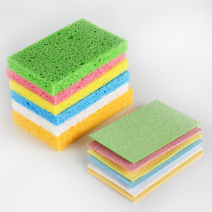 Éponge en cellulose de pâte de bois lavable, chiffon de nettoyage écologique, cadeau de Noël, éponge de cuisine réutilisable, douce et absorbante - Product Image 6