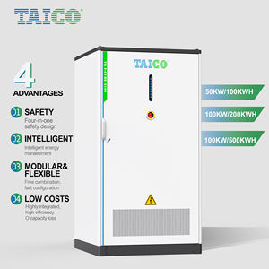 DC-DC Hoogspanningsdoos 100kwh 200kwh 215kwh Lifepo4 Batterij Industriële Commerciële Energieopslag 50kw 100kw Zonne-Energie Systeem - Product Image 2