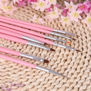 Kit de stylos de nail art français pour photothérapie, pinceaux à cristaux sculptés, pour dessin de lignes, liner à virole nylon ondulée, kit de manucure professionnel - Product Image 3