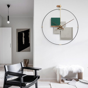 Reloj de Pared Grande Redondo de Cuarzo con Pilas, Decoración de Gran Tamaño para Sala de Estar - Product Image 3