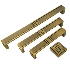 Minimalist Zinc Alloy Cabinet Door Handle and <b>Knob</b> for Drawer Yellow Bronze Long Egg Shape Furniture Handle - Product Image 4