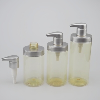 Conteneur de bouteille de crème capillaire cosmétique en plastique PET 380ML 420ML 530ML