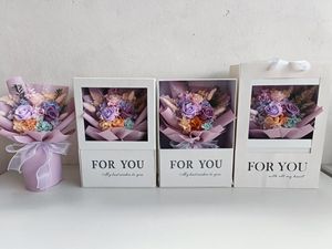 Vente en gros <span class=keywords><strong>Bouquet</strong></span> de roses conservées naturelles, Arrangement floral d'hortensia conservé, <span class=keywords><strong>Bouquet</strong></span> de <span class=keywords><strong>fleurs</strong></span> séchées naturelles - Product Image 4