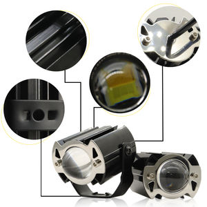 ไฟหน้ารถจักรยานยนต์คุณภาพสูง 12V ใหม่ 30W สีขาว/เหลือง พร้อมไฟสูง-ต่ำ ใช้ได้กับรถทั่วไป - Product Image 4