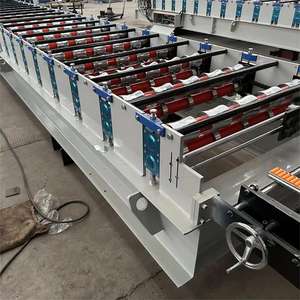 남아프리카 공화국과 짐바브웨 인기있는 강철 금속 686 IBR 프로필 아연 도금 지붕 패널 장경간 지붕 롤 성형 기계 가격 - Product Image 6