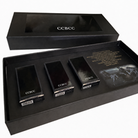 Coffret Cadeau 3 Bouteilles d'Eau de Parfum pour Homme Woody 10ml*3, Parfum Masculin Longue Durée aux Notes d'Agrumes et de Bois, Flacon en Verre Dégradé Élégant
