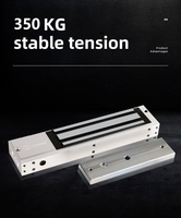 Cerradura Electromagnética de Alta Resistencia de 800 LB, Fuerza de Tracción de 350 KG, Salida de Relé NC de 12 V 24 V CC