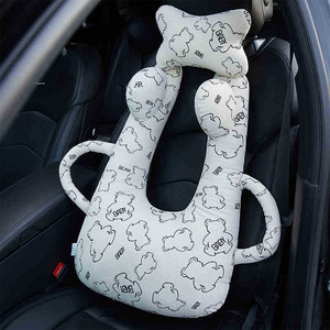 Cartoon Cute Children's Car Sleeping Pillow Long-Distance Holding Sleep Artifact Decorative & <b>Throw</b> Pillow - Product Image 4