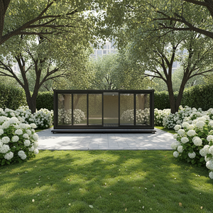 Chambre de conteneur fabriquée en Chine avec panneaux sandwich et structure en acier, montage facile, isolation phonique - Product Image 1