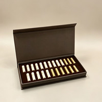 Boîte de présentation à fermeture magnétique OEM ODM, emballage en papier haut de gamme, boîte cadeau en carton premium, boîte pour artisanat avec insert en EVA