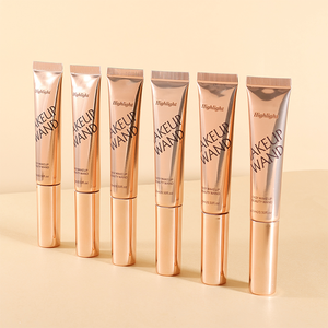 Private Label Waterproof Vegan Shimmer <b>Glitter</b> Cream Liquid Highlight Stick Makeup Highlighter Pen Maquillage Professionnel - Product Image 4