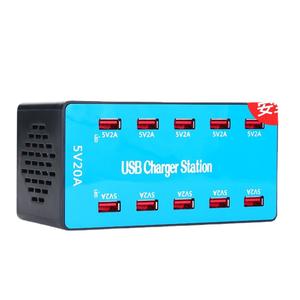 <span class=keywords><strong>Support</strong></span> de Station de <span class=keywords><strong>chargeur</strong></span> USB de bureau à 10 ports 100W adaptateur de charge rapide pour iPhone pour bureau pour ordinateur portable pour <span class=keywords><strong>Samsung</strong></span> Office - Product Image 6