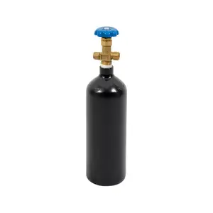 Haute pression 3.4L bouteilles de gaz vente acétylène CO2 oxygène azote-bon prix de la Chine fournisseur petit Portable gris cylindre