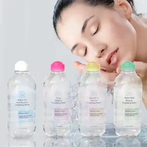 Agua micelar suave de 400ml, maquillaje de Limpieza Profunda, elimina el agua, hidratante, suavizante, agua limpiadora