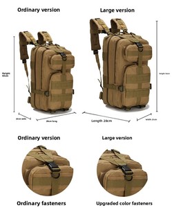 <span class=keywords><strong>Mochila</strong></span> Deportiva de Camuflaje Unisex para Excursionismo, Camping y Uso Táctico, Capacidad de 22L, Cierre de Cremallera, Tela Oxford - Product Image 6
