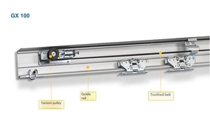 Geze GX100 cửa cảm ứng thông minh yên tĩnh chống trộm cửa trượt điện điều khiển từ xa cho các ứng dụng khách sạn công nghiệp - Product Image 5