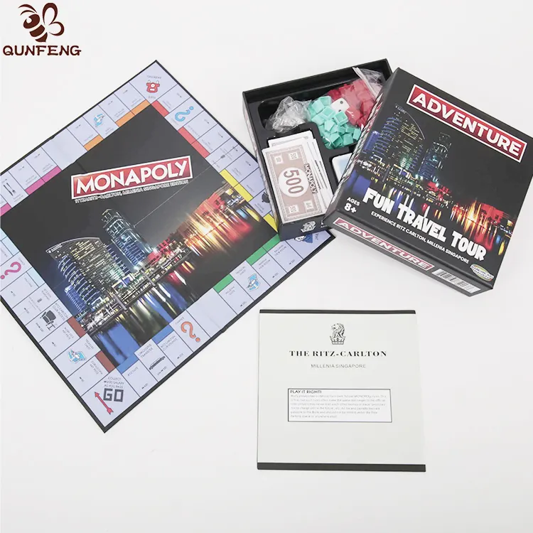 Custom DesignMonopoly Board Game Fabricantes Plástico Miniatura Token Fornecedor