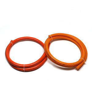Tuyau de gaz flexible en PVC jaune commercial de haute qualité pour cuisinière, compatible gaz naturel et butane, certifié CE - Product Image 3