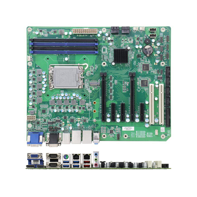 High Performance ATX Industrial Motherboard Supports Intel 12th to 14th Gen Core I9 I7 I5 I3 DDR5 up to 128GB 6 COM Dual GbE LAN