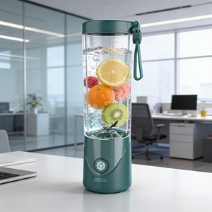 550ml Portable Blender 150W USB Rechargeable 2000mAh One Touch Hands Free 6 SUS304 Blades Turbo Ice Crushing BPA Free Leak Proof - Product Image 3