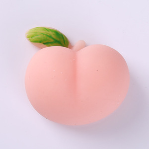 2025 nuovo stile di vendita Super carino piccolo culo pizzico Stress-reliever giocattoli per feste giocattolo Squishy Mochi Ass custodia per telefono pesca adatta - Product Image 6