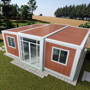 Moderne Europese 20ft 2-slaapkamer uitbreidbare luxe stalen containerwoning mobiel appartement woonkamer skiresort hotel - Product Image 1