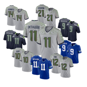 2025 Seattle Rivalitäten Herrenpokal # 11 Jaxon Smith-Njigba # 10 Kupp # 21 Witherspoon # 3 Emmanwori American Football Trikot - Product Image 1