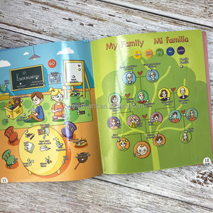 Enfants personnalisé bilingue espagnol anglais interactif <span class=keywords><strong>Pictionary</strong></span> livre sonore apprentissage jouet éducatif pour les enfants - Product Image 2