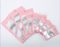 Sacs d'emballage pour écouteurs en gros, sécurisés, givrés, auto-scellants, écologiques, avec logo personnalisé, pochettes en plastique semi-transparentes pour