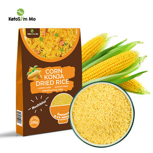 Toptan Keto Dostu Kilo Kontrolü için Yemek Yerine Geçen Shirataki Pirinç Mısır Aromalı <span class=keywords><strong>Konjac</strong></span> Kurutulmuş Pirinç - Product Image 1