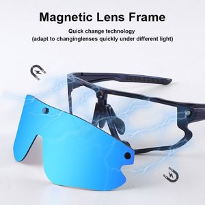 Gafas de Sol Magnéticas Polarizadas TR90 con Logotipo Personalizado, Protección UV, para Ciclismo y Pickleball - Product Image 3