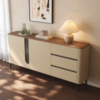 Buffet Minimaliste Moderne de Luxe Léger, Meuble de Rangement pour Salle à Manger, Meuble d'Entrée Mural, Tables Consoles pour Salon