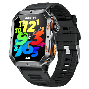 Montre connectée IP67 MT62, surveillance de la fréquence cardiaque et de l'oxygène sanguin, télécommande, calendrier, montre de sport unisexe pour l'extérieur, écran IPS 11-30 - Product Image 1