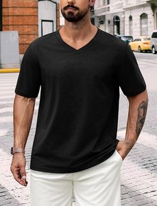 T-shirts décontractés à manches courtes et col rond pour hommes, motif lettres imprimé numériquement, coupe ample, séchage rapide, idéaux pour l'été - Product Image 2