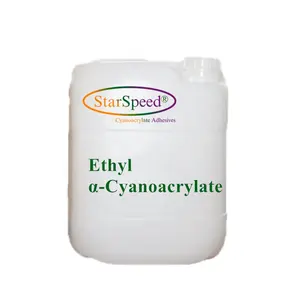 Cyanoacrylate d'éthyle dans un emballage de tambour de 25kg Adhésif cyanoacrylate en vrac super colle 502