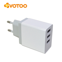 Heißer EU AU UK US Stecker USB-Ladeadapter 3x Anschluss UL ETL CE CB ROHS UKCA RCM KC NOM Zertifiziert 5V 3A 15W Ausgang für Elektronik