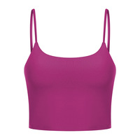 Vêtements de sport OEM logo personnalisé nouveauté femmes Yoga dos nu soutien-gorge rembourré entraînement soutien-gorge Fitness Sexy femmes sport soutien-gorge